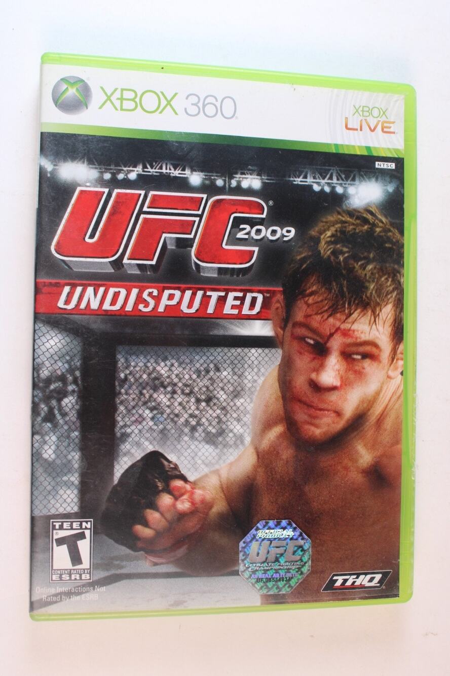 UFC 2009 Undisputed (Microsoft Xbox 360, 2009) Authentic, Complete, Tested/works